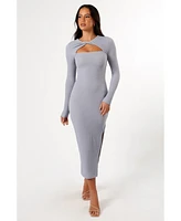 Petal and Pup Women's Laney Long Sleeve Midi Dress