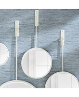 Maison Noir Pendulum Mirrors, Set Of 5