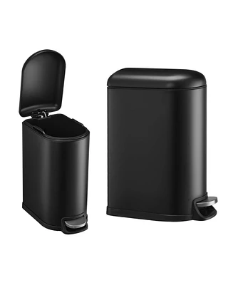 gaomon Stainless Steel Trash Can Combo Set - 10.6L & 2.6L