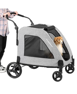 EchoSmile Xl Extra Large Dog Stroller