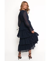 Petal and Pup Women's Antoinette Long Sleeve Tiered Maxi Dress