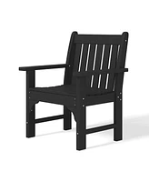 WestinTrends Outdoor Patio Hdpe Adirondack Dining Arm Chairs (Set of