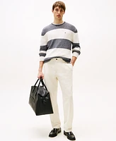 Tommy Hilfiger Men's Two-Tone Stripe Crewneck Sweater