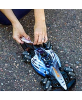Sunnydaze Decor Stupendous Stunts Kids Remote Control Car - Rc Car with Lights, Sounds, Steam for Ages 6+ - 360-Degree Rotation