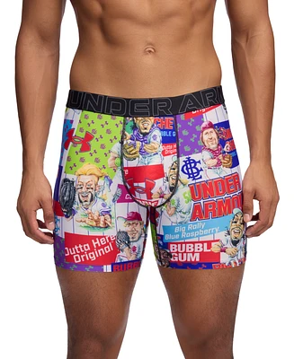 Under Armour Men's Performance Tech Mesh Graphic 6" Boxer Briefs