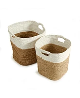 Napa Home & Garden Madura Rectangular Baskets, Set Of 2