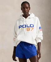 Polo Ralph Lauren Women's Flag Logo Fleece Hoodie