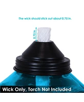 Replacement Fiberglass Wicks for Outdoor Tiki Torches and Lamps