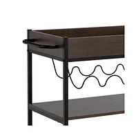 Slickblue Modern Kitchen Bar Cart for Stylish Home Storage and Entertaining