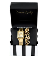 Jessica Carlyle Women's Gold Tone Metal Alloy Analog Watch, 23mm