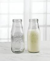 Jay Imports Country Milk Bottles, Set of 6