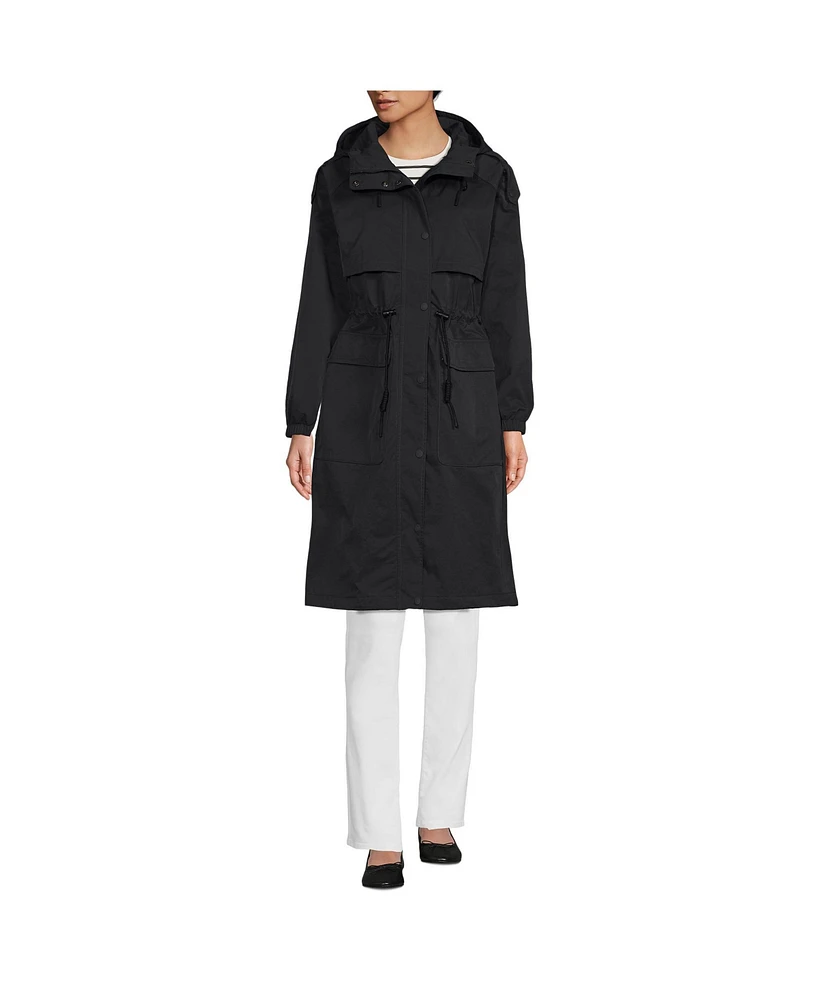 Lands' End Women's Crinkle Raincoat