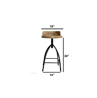 Slickblue Industrial Style Counter Height Stool – Modern and Durable Seating for Kitchen & Bar