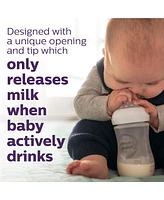 Philips Avent Natural Baby Bottle With Natural Response Nipple, Clear, 9oz, 4pk