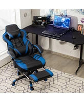 Gouun Adjustable Gaming Chair with Footrest for Home Office