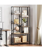 gaomon Adjustable 6 Tier Open Bookcase