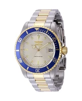 Invicta Men's ILE8928OBA Pro Diver Automatic 3 Hand Gold Dial Watch