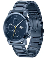 Lacoste Men's Replay Ionic Plated Blue Stainless Steel Bracelet Watch, 44mm