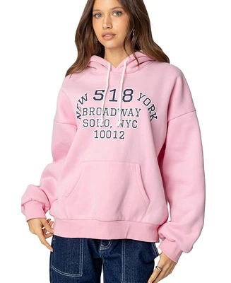 Edikted Women's Nyc Oversized Hoodie