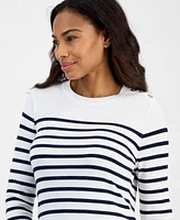 Tommy Hilfiger Women's Striped Marniere Sweater