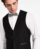 Calvin Klein Men's Slim-Fit Wool-Blend Tuxedo Vest