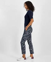 Tommy Hilfiger Women's Rope-Print Hampton Chino Pants