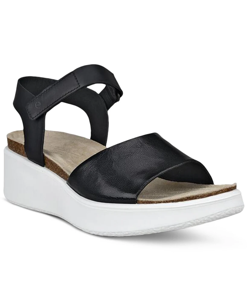 Ecco Women's Flowt Wedge Cork Sandals