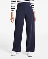 Nautica Jeans Women's Knit Pull-On Sailor Pants