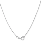 Diamond Cluster 18" Pendant Necklace (1 ct. t.w.) in 14k White Gold