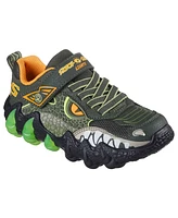 Skechers Little Kids' Skech-o-Saurus - Light 2.0 Light-Up Fastening Strap Casual Sneakers from Finish Line