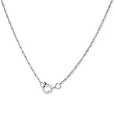 Blue Diamond (1/5 ct. t.w.) & White Diamond (1/3 ct. t.w.) 18" Pendant Necklace in 10k White Gold