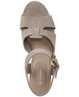Giani Bernini Women's Angellina Suede Stacked Heel Dress Sandals, Created for Macy's
