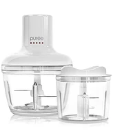 Tzumi Puree 8.5-Cup Food Processor with Stainless Steel Blades, White