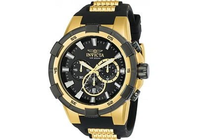 Invicta Men's Aviator Quartz Multifunction Black Dial Watch