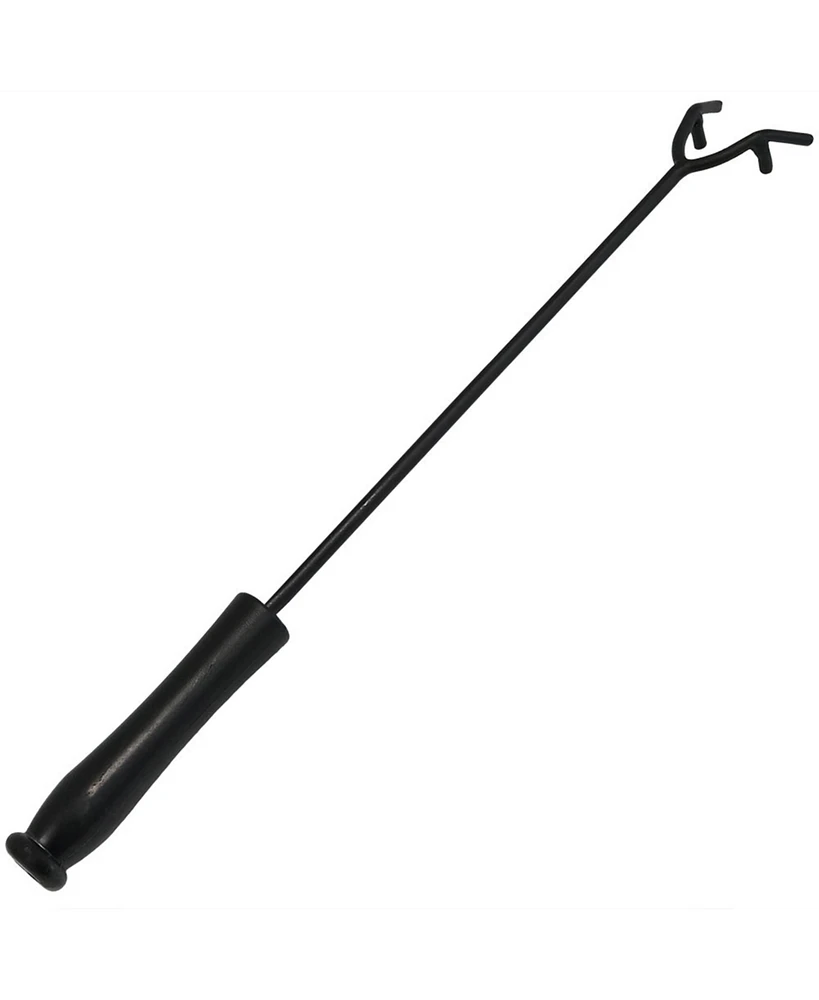16" Fire Pit Poker - Durable Heat-Resistant Handle - For Indoor or Outdoor Use