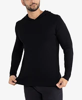 X-Ray Men's Basic Hooded Midweight Sweater