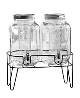 Style Setter Clifford Dispensers with Infuser Stand, Set of 2