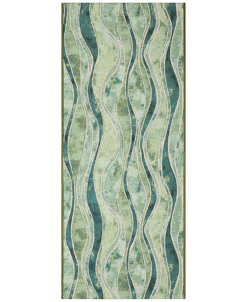 Liora Manne' Esencia Wave 1'11"x4'11" Runner Area Rug