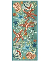 Liora Manne' Esencia Starfish Song 1'11"x4'11" Runner Area Rug