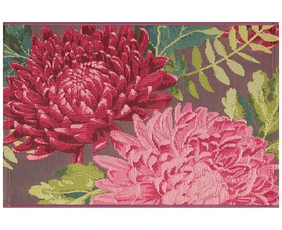 Liora Manne' Esencia Mums 2'x2'10" Area Rug