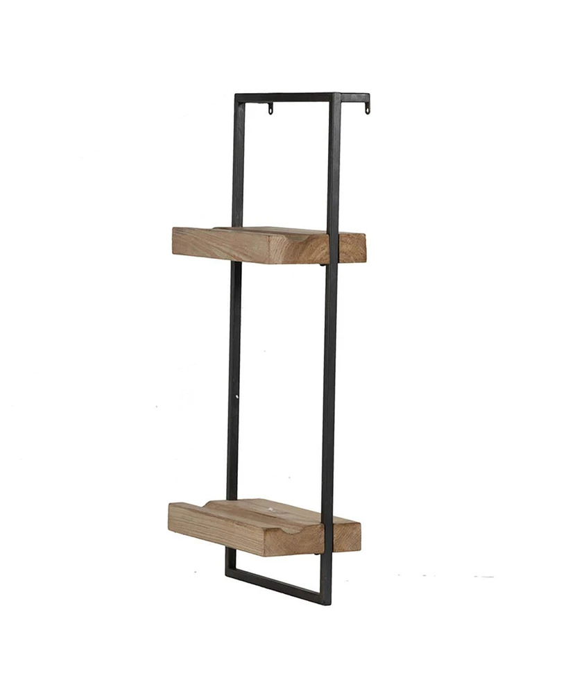 Slickblue Wall Shelf with 2 Tiers for Efficient and Stylish Storage