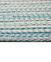 Liora Manne' Miranda Tweed Stripe 2'x2'10" Area Rug