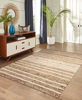 Liora Manne' Mojave Horizon Stripe 8'3"x11'6" Area Rug