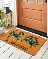 Liora Manne' Natura No Crabs Allowed 2'x3' Area Rug