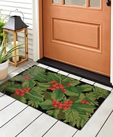 Liora Manne' Natura Hollyberries 1'6"x2'6" Area Rug