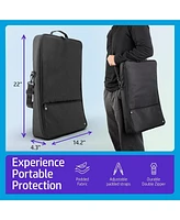 Hp Sprocket Photobooth 3x4" Photo Printer, Bundle w/Zink Paper, Case, Screen Protector & More