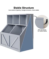 gaomon Stable and Safe Kids Toy Storage Organizer