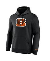 Fanatics Men's Black Cincinnati Bengals Legacy Fleece Pullover Hoodie