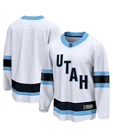 Fanatics Men's White Utah Hockey Club Breakaway Blank Jersey