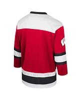 Colosseum Men's Red Wisconsin Badgers Athletic Machine Fashion Hockey Jersey